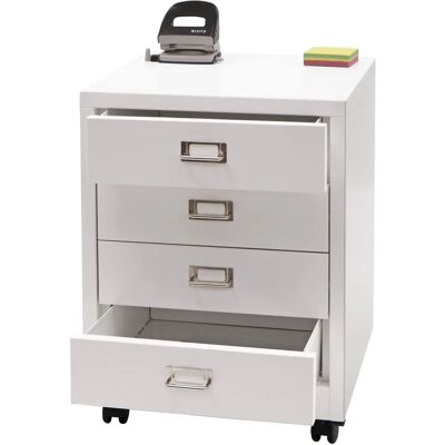 MENDLER Modèle HWC-L49 Armoire à tiroirs en acier pour bureau - Publicité MENDLER Modèle HWC-L49 Armoire à tiroirs en acier pour bureau - Publicité