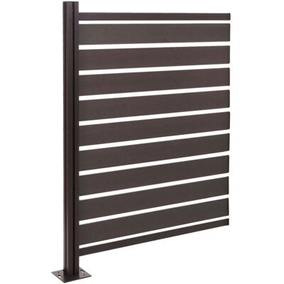 HHG - HHG-947 - Antracita - 130x100x6 - Valla cubos basura HHG - HHG-947 - Antracita - 130x100x6 - Valla cubos basura