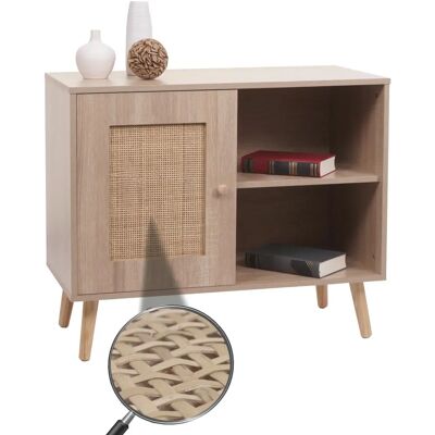 Mendler Hwc-m39 Credenza - Rattan Aufbewahrung, 67x80x38cm Mendler Hwc-m39 Credenza - Rattan Aufbewahrung, 67x80x38cm