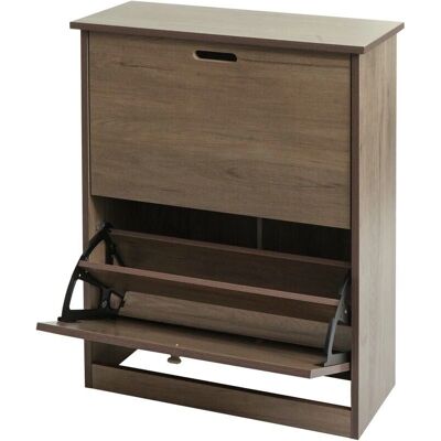 HHG Modelo 398 - Armario zapatero elegante y compacto - Mueble para zapatos HHG Modelo 398 - Armario zapatero elegante y compacto - Mueble para zapatos