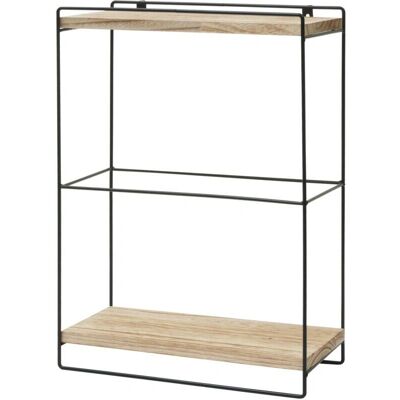 HHG - 620 - Natural - 50x35x17 cm - Estante de pared HHG - 620 - Natural - 50x35x17 cm - Estante de pared