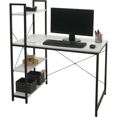 MENDLER Bureau Blanc Réglable 120x100x60cm - Bureau - Publicité MENDLER Bureau Blanc Réglable 120x100x60cm - Bureau - Publicité