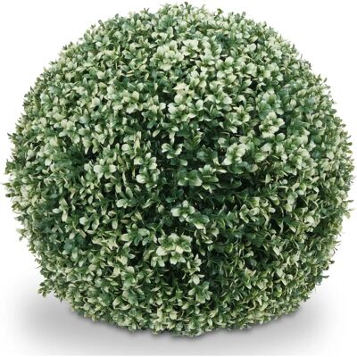 MENDLER Marque Arbuste Artificiel HWC-L77 - Extérieur 55cm Blanc - Publicité MENDLER Marque Arbuste Artificiel HWC-L77 - Extérieur 55cm Blanc - Publicité