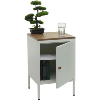 HW C-L84 Niche de Nuit - Acier MDF Rangement - Publicité HW C-L84 Niche de Nuit - Acier MDF Rangement - Publicité