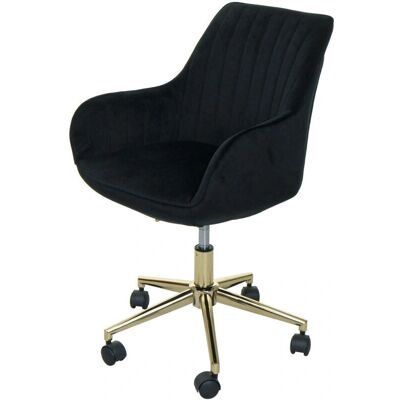 HHG - 016 - Terciopelo - Negro - Office chair HHG - 016 - Terciopelo - Negro - Office chair