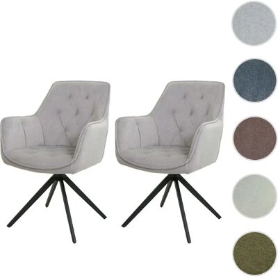 Mendler Modèle Hwc-l80 - Ensemble de Chaises de Salle à Manger Pivotantes - Publicité Mendler Modèle Hwc-l80 - Ensemble de Chaises de Salle à Manger Pivotantes - Publicité