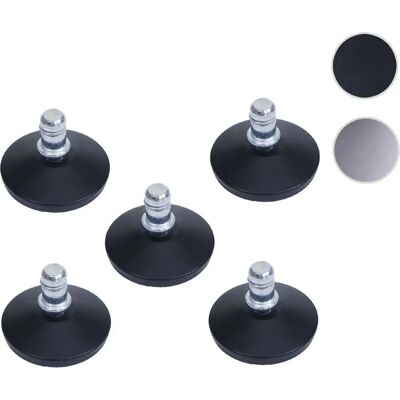MENDLER - Ensemble 5 pieds fixes pour chaises de bureau - noir - Publicité MENDLER - Ensemble 5 pieds fixes pour chaises de bureau - noir - Publicité