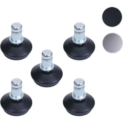HWC-K74 - Noir - Ø11mm-Plastique-Métal - Chair Feet - Publicité HWC-K74 - Noir - Ø11mm-Plastique-Métal - Chair Feet - Publicité