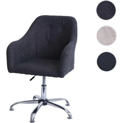 Chaise de salle à manger réglable en métal gris foncé Mendler - Chaise - Publicité Chaise de salle à manger réglable en métal gris foncé Mendler - Chaise - Publicité