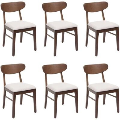 HHG - 698 - Crema - Legno massiccio - Dining chairs HHG - 698 - Crema - Legno massiccio - Dining chairs