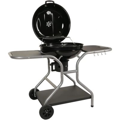 HHG - 873 - Negro - 143x131x66 cm - Carrito de barbacoa HHG - 873 - Negro - 143x131x66 cm - Carrito de barbacoa