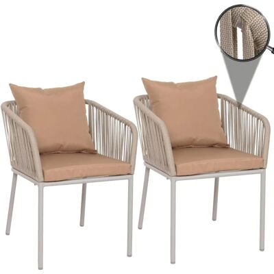 MCW - N41 - Taupe - Aluminium - Garden chairs MCW - N41 - Taupe - Aluminium - Garden chairs