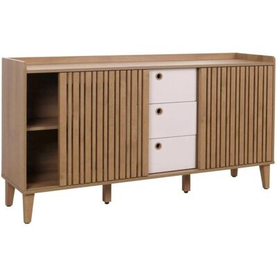 Aparador HHG 417 - Cajonera con puertas correderas Aparador HHG 417 - Cajonera con puertas correderas