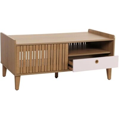 Mendler Hwc-m48 Table Basse - Naturel - Grand Rangement Mendler Hwc-m48 Table Basse - Naturel - Grand Rangement