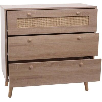 Mendler Hwc-m39 Rattan Kubu Commode - Chest of drawers Mendler Hwc-m39 Rattan Kubu Commode - Chest of drawers