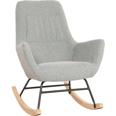 HHG - 704 - Gris-Verde - Madera & Metal - Sillón reclinable HHG - 704 - Gris-Verde - Madera & Metal - Sillón reclinable