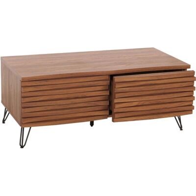 HHG Modelo 445 Mesa de centro Moderna Nogal HHG Modelo 445 Mesa de centro Moderna Nogal