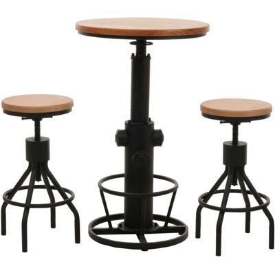 HHG - HHG 032 - Tavolo bar - 2 sgabelli - Set HHG - HHG 032 - Tavolo bar - 2 sgabelli - Set