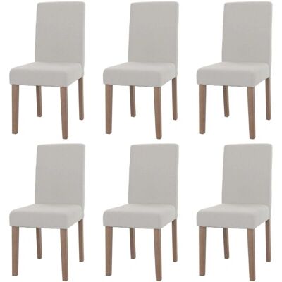 HHG - Littau - Crema - tela bouclé - Sillas de comedor HHG - Littau - Crema - tela bouclé - Sillas de comedor