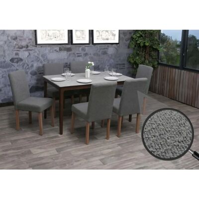 Mendler Modèle Littau Ensemble de 6 Chaises de Salle à Manger - Publicité Mendler Modèle Littau Ensemble de 6 Chaises de Salle à Manger - Publicité