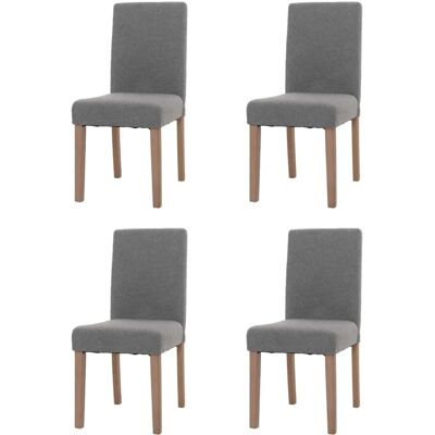 HHG - Littau - Gris bouclé tela - Dining chair HHG - Littau - Gris bouclé tela - Dining chair