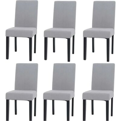 HHG - Littau - 6 sillas - respaldo alto - Sillas de comedor HHG - Littau - 6 sillas - respaldo alto - Sillas de comedor
