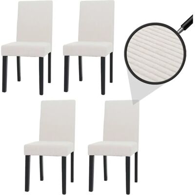 MCW - Littau - Creme - Dunkle Beine - Esstischstuhl-Set MCW - Littau - Creme - Dunkle Beine - Esstischstuhl-Set