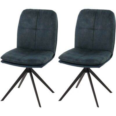 HHG - 178 - Azul - Giratorio - Dining chair HHG - 178 - Azul - Giratorio - Dining chair