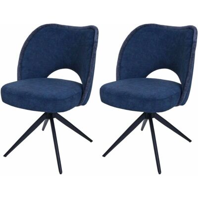 HHG - 597 - Azul - Tapizado - Dining chairs HHG - 597 - Azul - Tapizado - Dining chairs