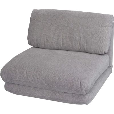 HHG - Sillón cama 515 - Gris claro - Tela/textil - Sofá cama HHG - Sillón cama 515 - Gris claro - Tela/textil - Sofá cama