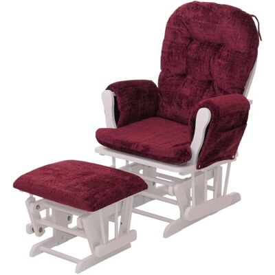 Sillón HHG Modelo 009 Burdeos - Relajante y Cómodo Sillón HHG Modelo 009 Burdeos - Relajante y Cómodo