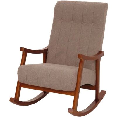 Silla mecedora HHG 862 Taupe - Silla Silla mecedora HHG 862 Taupe - Silla