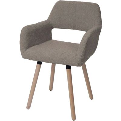 HHG - HHG-873 II - Taupe - Bouclé - Silla HHG - HHG-873 II - Taupe - Bouclé - Silla