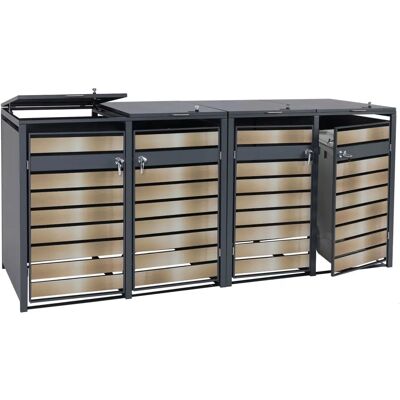 MCW Gartenhaus + Gartenschrank - Erweiterbar, Verschließbar, UV getestet MCW Gartenhaus + Gartenschrank - Erweiterbar, Verschließbar, UV getestet