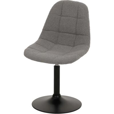HHG - HHG 898 - Gris - Tapizado bouclé - Silla HHG - HHG 898 - Gris - Tapizado bouclé - Silla