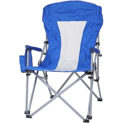 HHG - HHG 495 - Azul - Estructura de acero - Silla de camping HHG - HHG 495 - Azul - Estructura de acero - Silla de camping