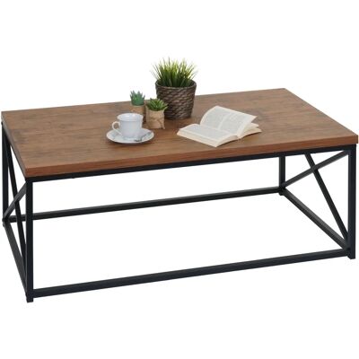 HW C-A27 Stahlrahmen Couchtisch - 3D MDF Oberfläche HW C-A27 Stahlrahmen Couchtisch - 3D MDF Oberfläche