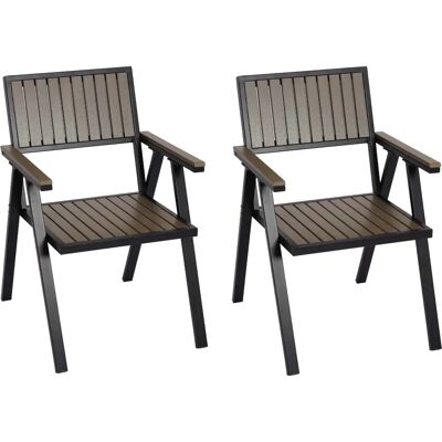 Mendler Mendler HWC-J95 Chaise de Jardin - Extérieur, Noir/Gris - Mobilier de jardin - Publicité Mendler Mendler HWC-J95 Chaise de Jardin - Extérieur, Noir/Gris - Mobilier de jardin - Publicité