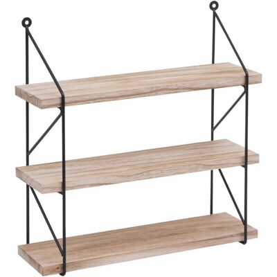 HHG - 627 - 40x40x13cm - 3 mensole - Scaffale da muro HHG - 627 - 40x40x13cm - 3 mensole - Scaffale da muro