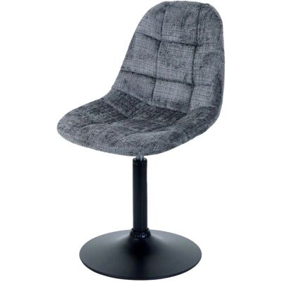 HHG - 893 - Gris oscuro - Tela chenilla - Silla de comedor HHG - 893 - Gris oscuro - Tela chenilla - Silla de comedor