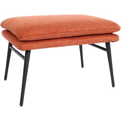 Mendler HWC-L62 Pouf lounge orange - Ottoman Mendler HWC-L62 Pouf lounge orange - Ottoman
