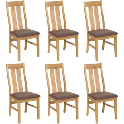 HHG - 675 - Marrón claro - Tapizado de tela - Dining chairs HHG - 675 - Marrón claro - Tapizado de tela - Dining chairs