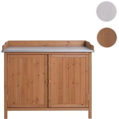 Mendler - HWC-L69 - Marron - Bois de pin - Table d'extérieur - Publicité Mendler - HWC-L69 - Marron - Bois de pin - Table d'extérieur - Publicité