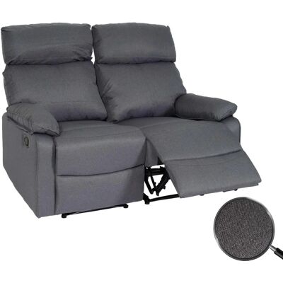 Fauteuil cinéma double Mendler Tissu Réglable - Publicité Fauteuil cinéma double Mendler Tissu Réglable - Publicité