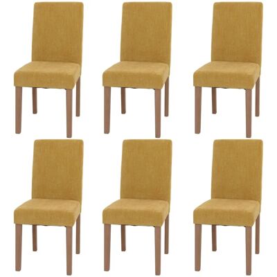 HHG - Littau - Amarillo - Madera natural - Dining Chair Set HHG - Littau - Amarillo - Madera natural - Dining Chair Set
