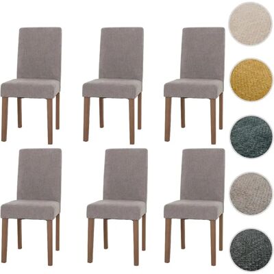 Mendler Ensemble de 6 Chaises de Salle à Manger Gris Clair - Chaises de Salle à Manger - Publicité Mendler Ensemble de 6 Chaises de Salle à Manger Gris Clair - Chaises de Salle à Manger - Publicité