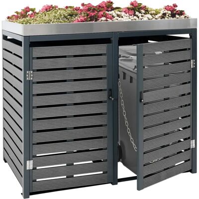 MCW Gartenhaus + Gartenschrank K14-2-4 - Wetterfest & Sicher MCW Gartenhaus + Gartenschrank K14-2-4 - Wetterfest & Sicher