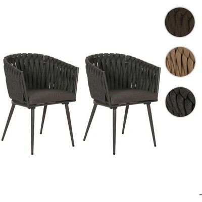Ensemble de 2 Chaises de Jardin Mendler - Aluminium, Pieds Ajustables - Publicité Ensemble de 2 Chaises de Jardin Mendler - Aluminium, Pieds Ajustables - Publicité