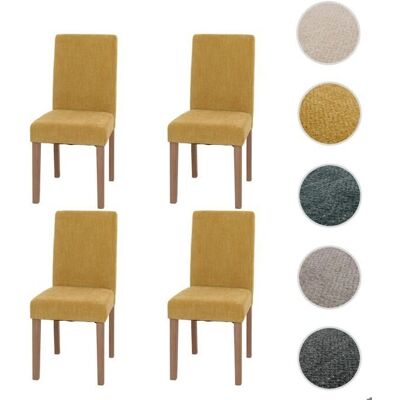 Mendler - Littau - Jaune - Tissu - Dining chairs - Publicité Mendler - Littau - Jaune - Tissu - Dining chairs - Publicité