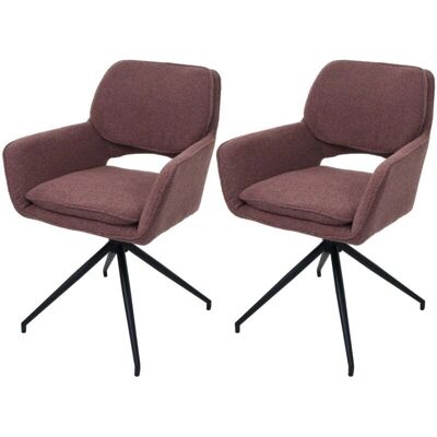 HHG - HHG-638 - Bouclé Marrón - Giro 180° - Silla de comedor HHG - HHG-638 - Bouclé Marrón - Giro 180° - Silla de comedor